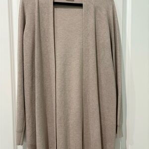 Elegant Beige Women's Sweater Cardigan